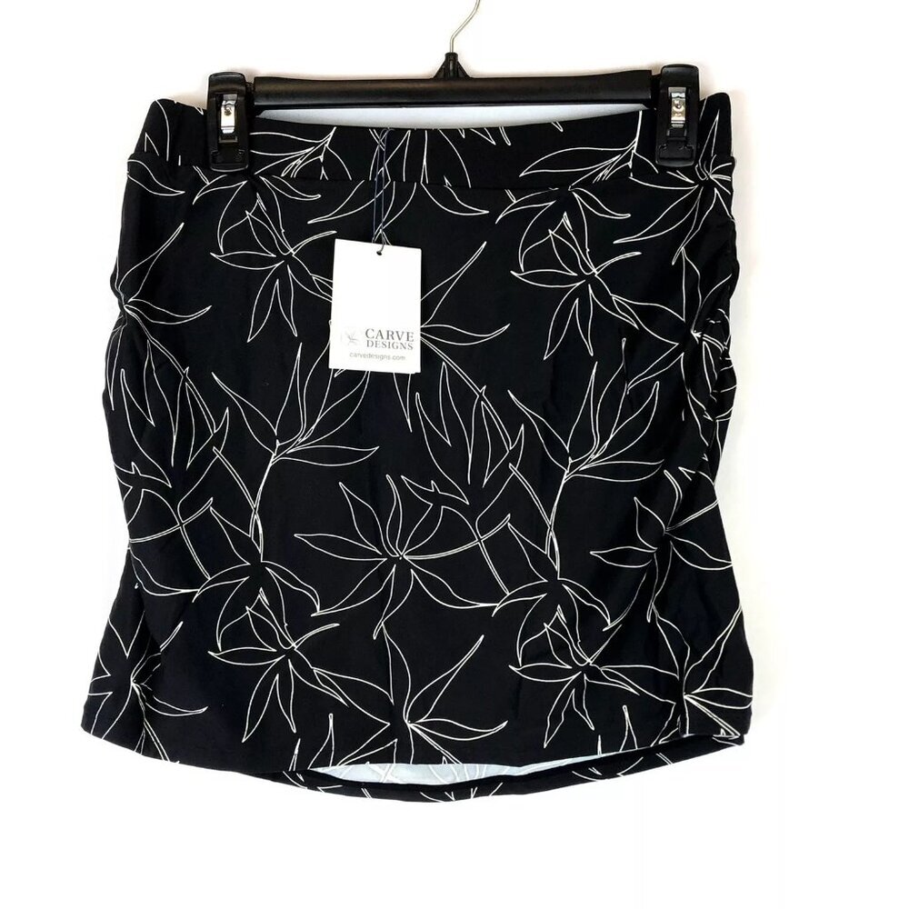 Carve Designs Women’s Suzanne Black Activewear Skirt Size Small